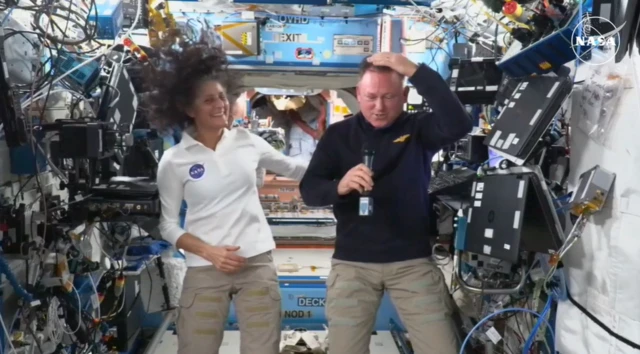 Suni Williams and Butch Wilmore on the ISS