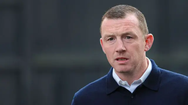 DUNFERMLINE, SCOTLAND - SEPTEMBER 13: Raith manager Neill Collins during a William Hill Championship match between Dunfermline and Raith Rovers at KDM Group East End Park, on September 13, 2024, in Dunfermline, Scotland. (Photo by Mark Scates / SNS Group)