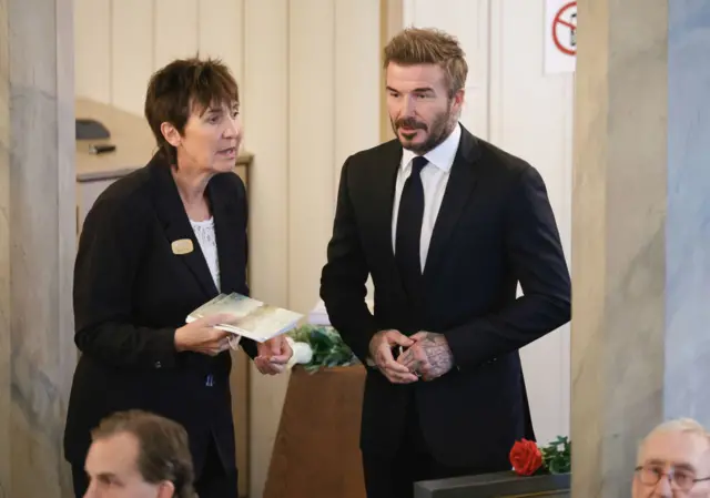 Former footbal player David Beckham