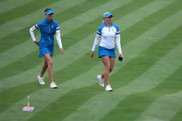 Esther Henseleit and Charley Hull