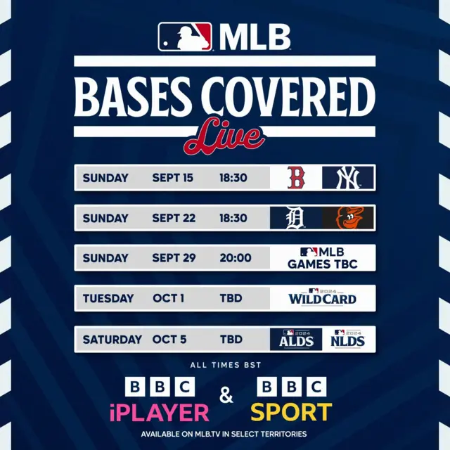 MLB BBC SPORT