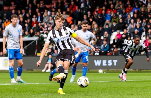 Mark O'Hara has scored his last three penalties for St Mirren