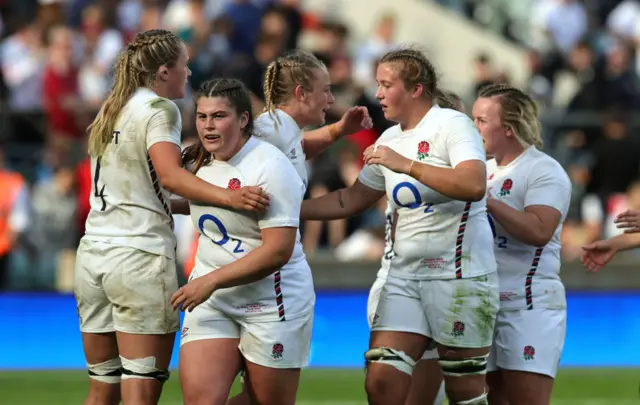 England celebrate