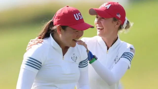 Allisen Corpuz and Nelly Korda