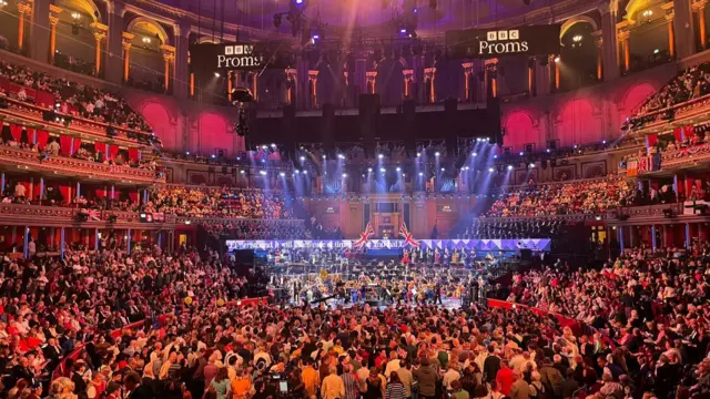 Royal Albert Hall packed interior