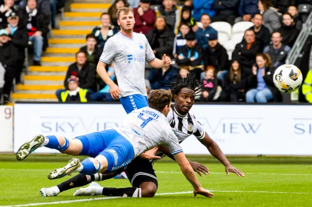 Toyosi Olusanya puts St Mirren ahead