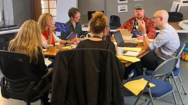 BBC Proms team go over their scripts