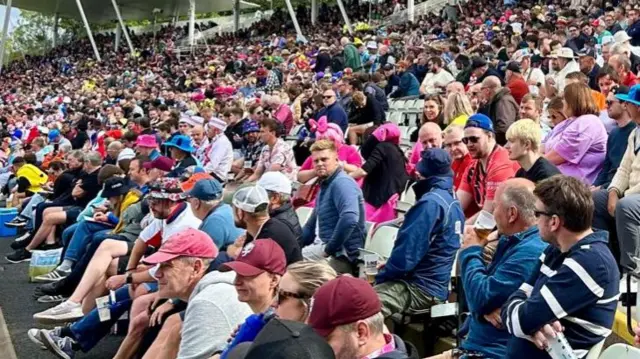 A crowd shot at Edgbaston