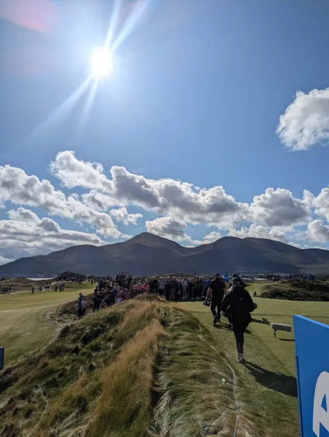 The view on seven at Royal County Down