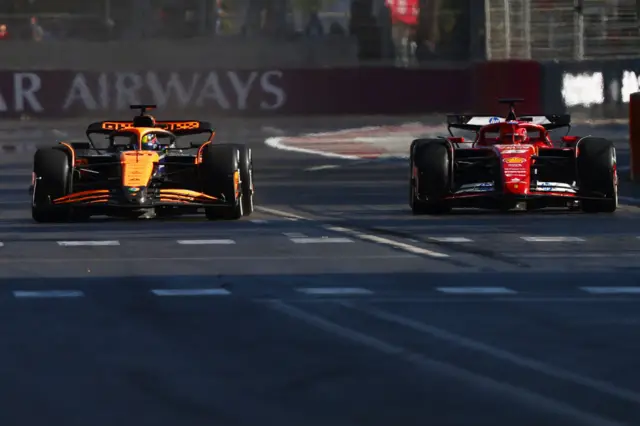 oscar piastri and charles leclerc