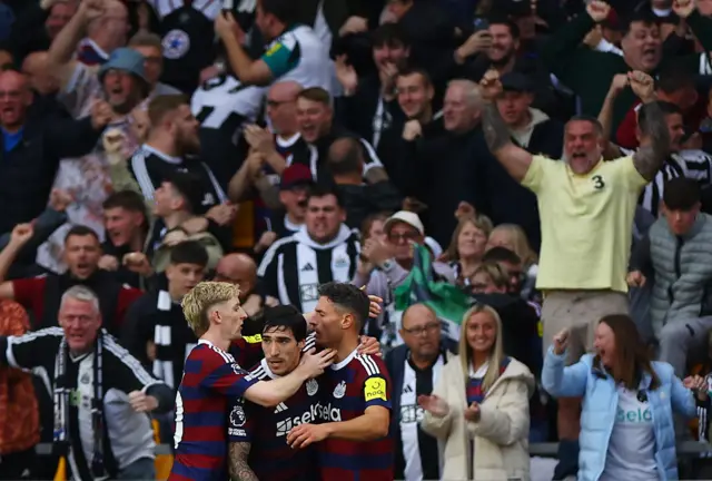 Newcastle celebrate