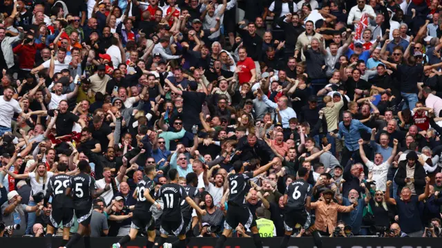 Arsenal celebrate