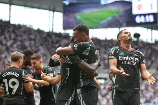 Arsenal celebrate