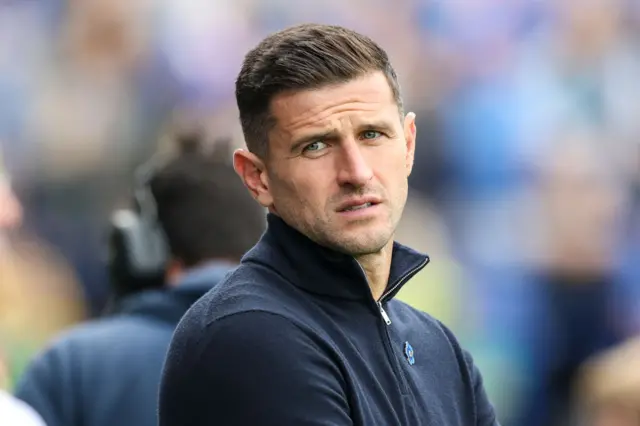 Head Coach John Mousinho of Portsmouth