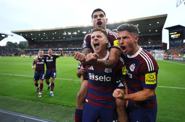 Newcastle celebrate