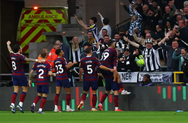 Newcastle celebrate