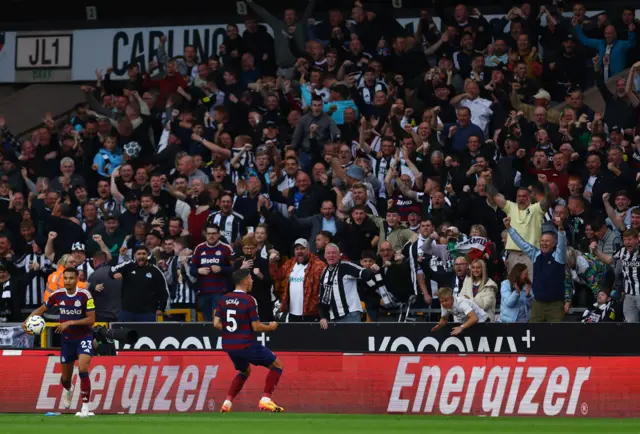 Fabian Schar celebrates