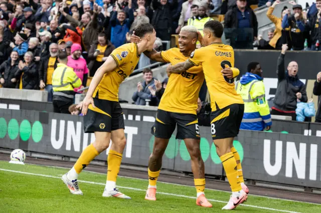 Wolves celebrate