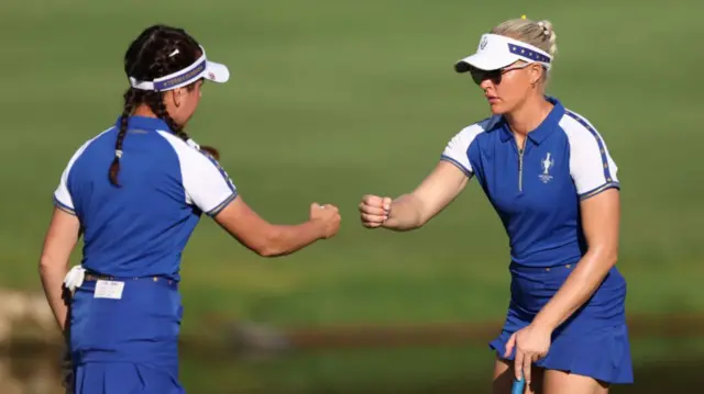 Georgia Hall and Charley Hull