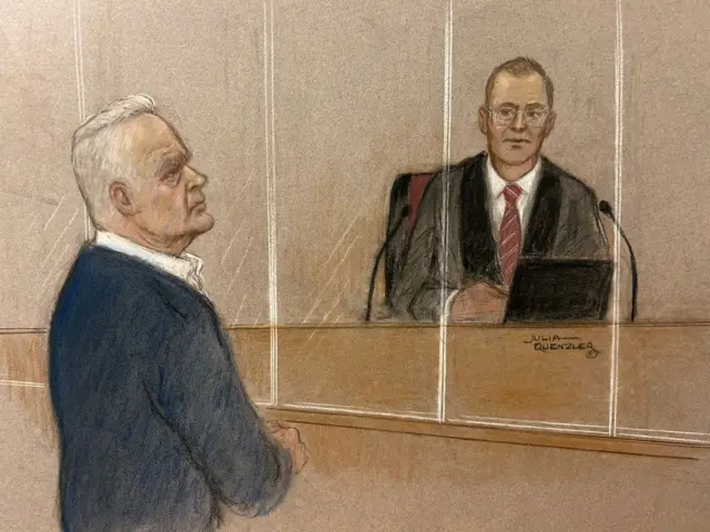 Edwards in court earlier today