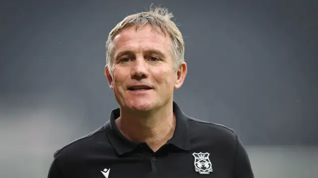 Wrexham manager Phil Parkinson during the League One match against Shrewsbury Town at the Racecourse Ground