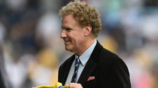 Will Ferrell at Leeds United v Burnley