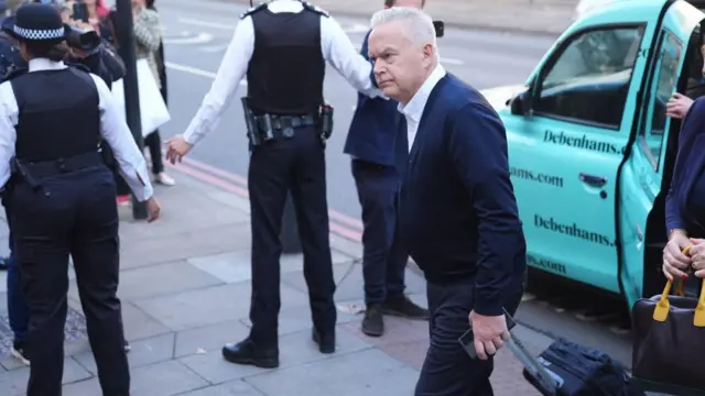 Huw Edwards arrives at court