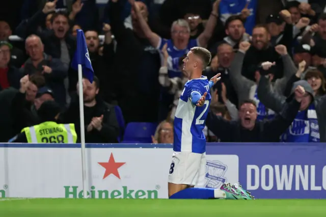 Jay Stansfield celebrates