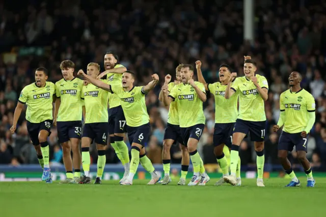 Southampton players celebrate