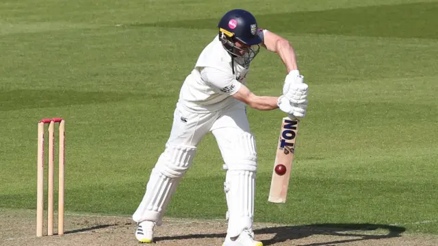 Colin Ackermann batting for Durham