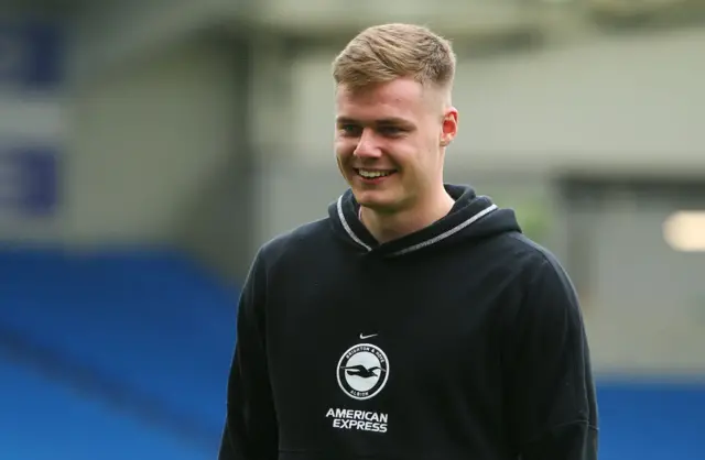 Brighton striker Evan Ferguson