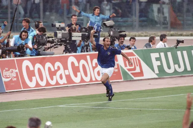 Schillaci celebrates