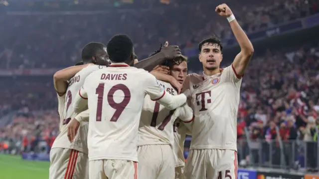 Bayern celebrate