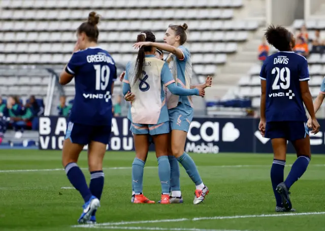 Miedema celebrates