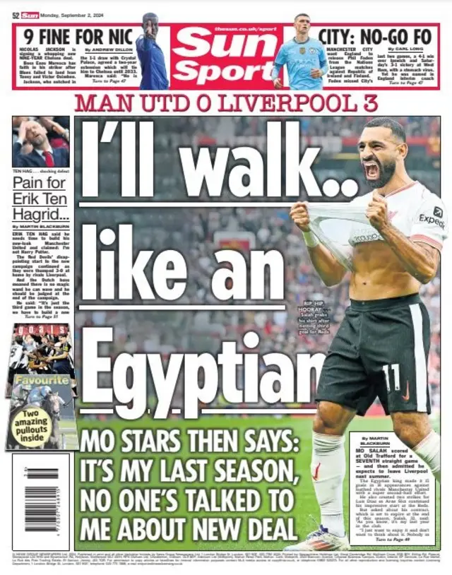 Sun back page