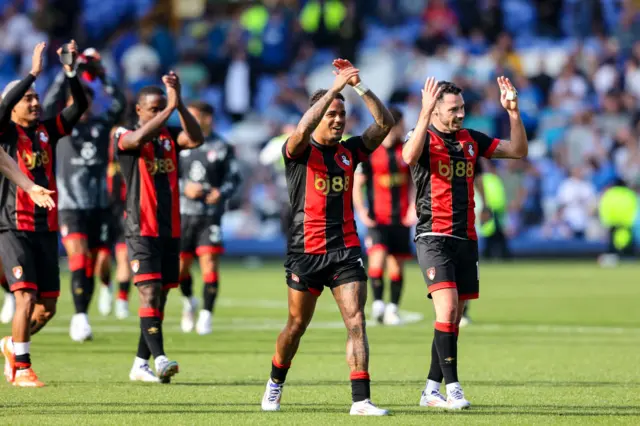 Bournemouth's Justin Kluivert and Adam Smith