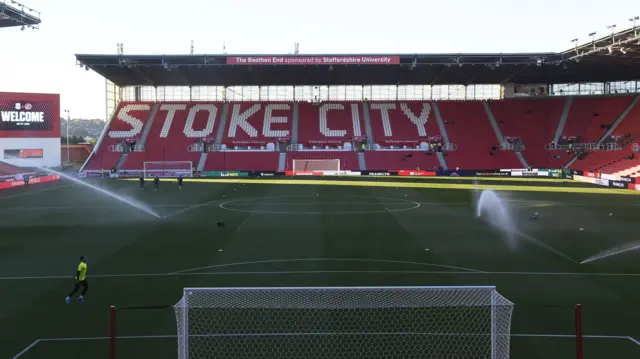 Stoke City's stadium before kick-off