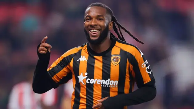 Hull City goalscorer and player of the match Kasey Palmer.