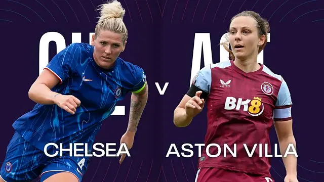 Chelsea v Villa promo pic - Bright (left) Corsie (right)