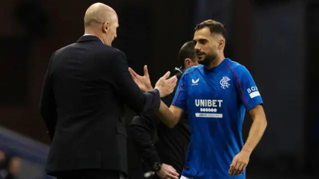 Philippe Clement and Nedim Bajrami