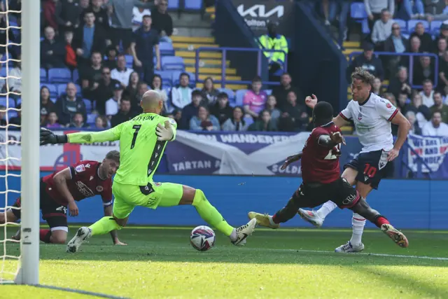 Dion Charles scores for Bolton.