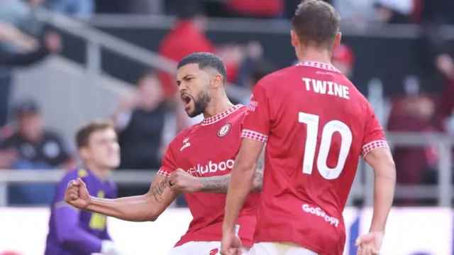 Nahki Wells celebrates