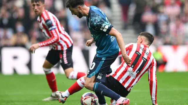 Sunderland v Middlesbrough match action