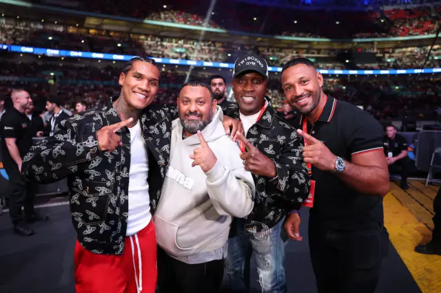 Conor Benn, Prince Naseem, Nigel Benn and Kell Brook.