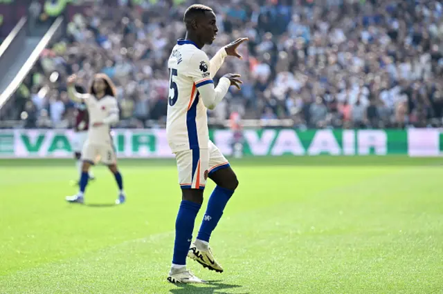 Nicolas Jackson of Chelsea celebrates