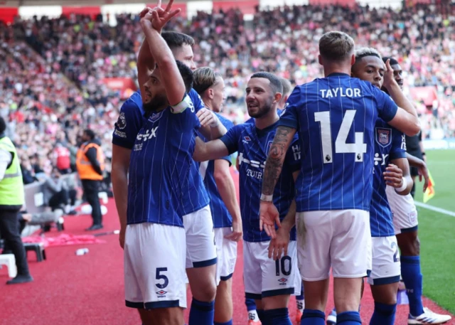 Sam Morsy celebrates