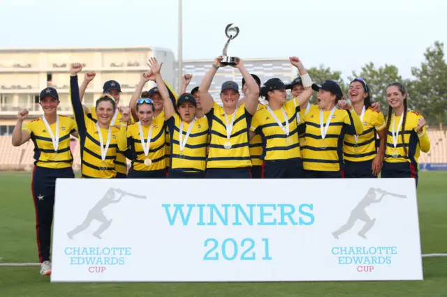 South East Stars won the Charlotte Edwards Cup in 2021