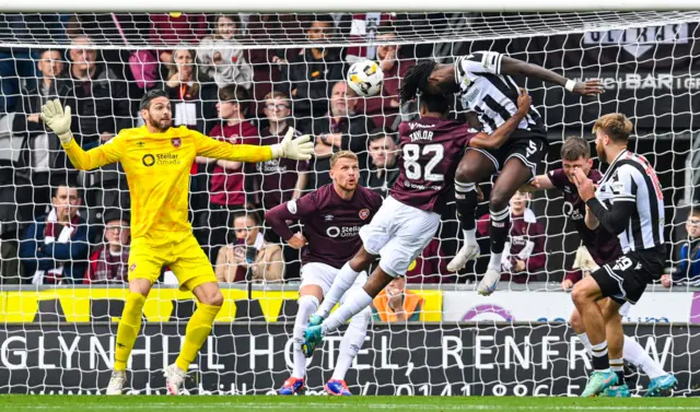 Taylor scores v Hearts