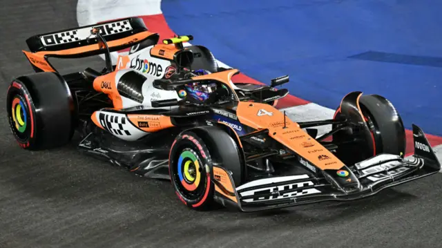 Lando Norris in Singapore Grand Prix qualifying