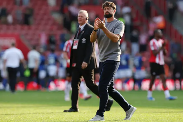 Russell Martin, Manager of Southampton, acknowledges